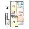 モルトベーネI 2LDKの間取り