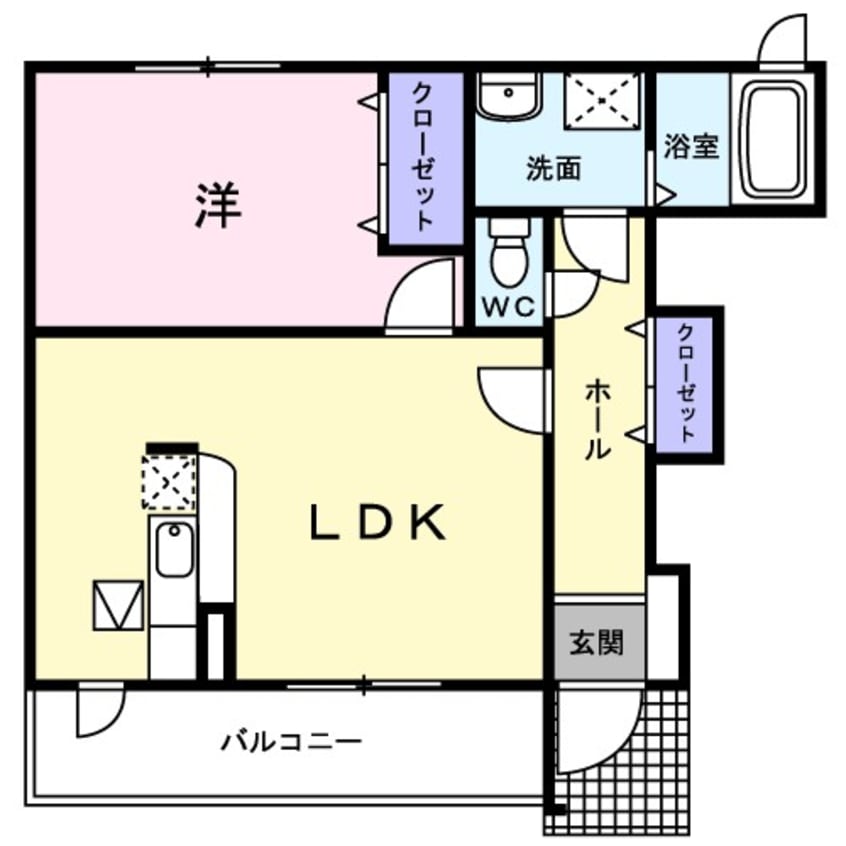 間取図 フラン　グラース