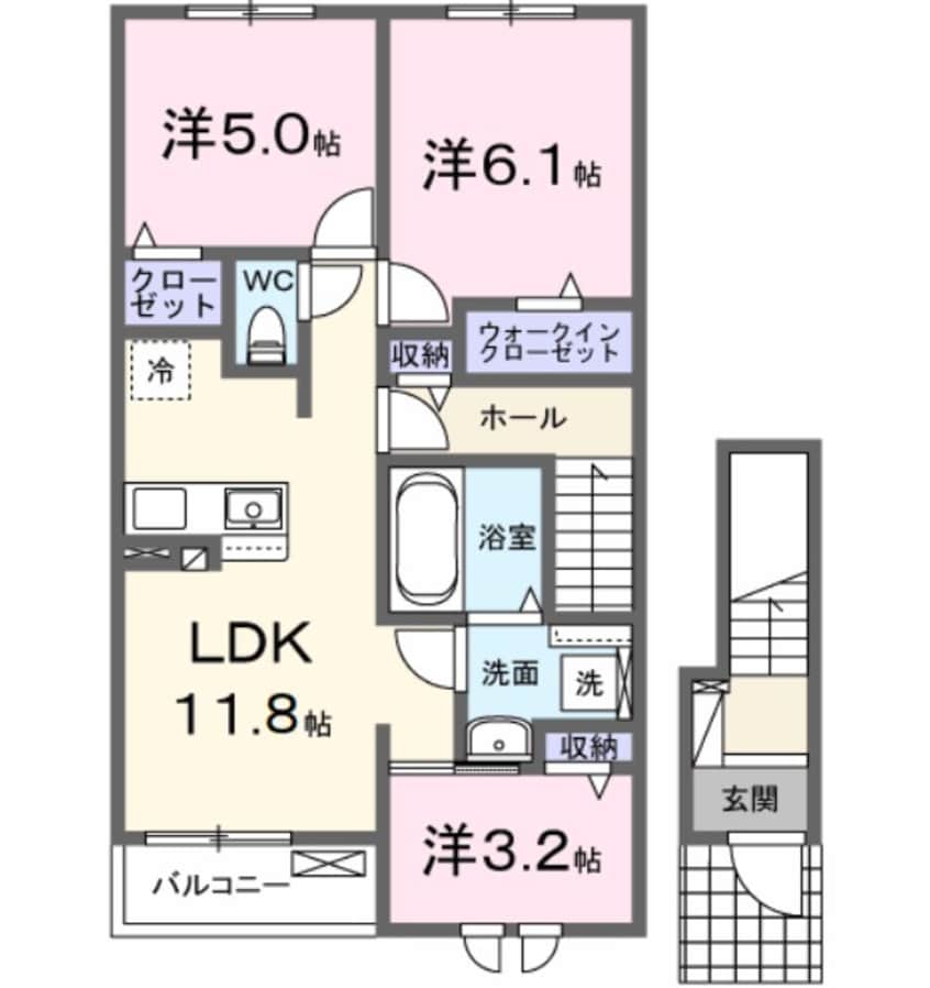 間取図 イリス・ヴィレ