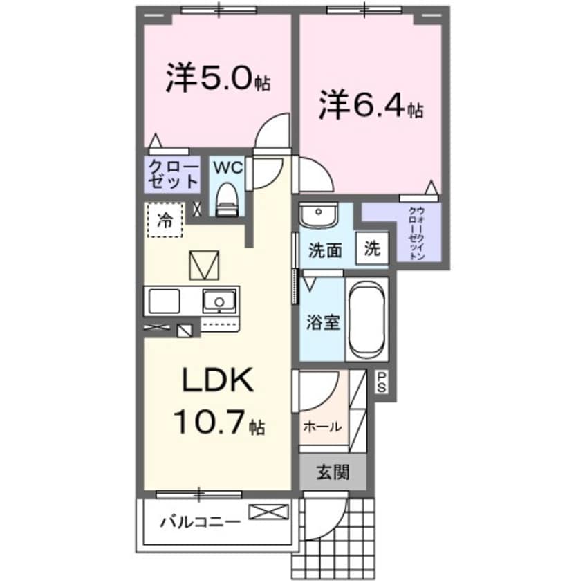間取図 イリス・ヴィレ