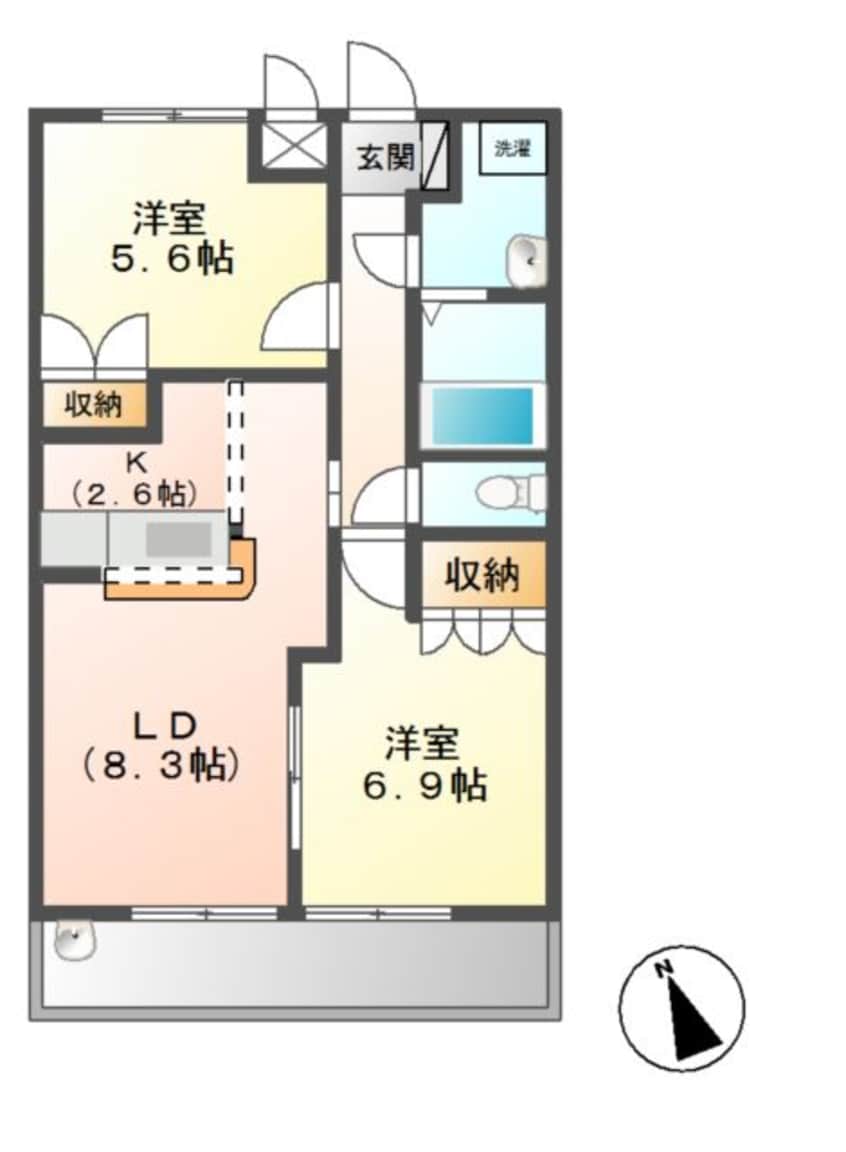 間取図 Forest Villa Bell Tree