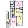 トムトックI 2LDKの間取り