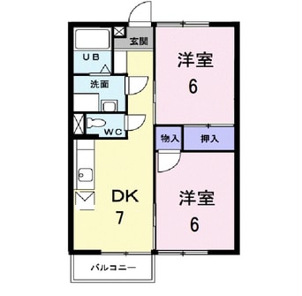 間取図 ニューエルディム七福