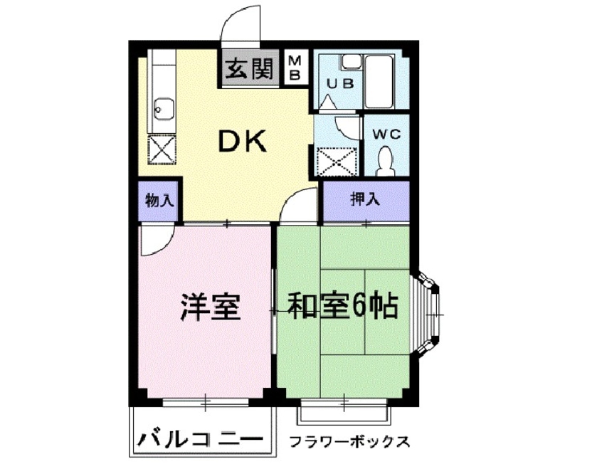 間取図 グリーンパレスつくばI