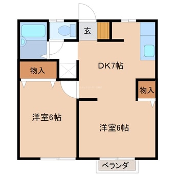 間取図 ファミーユK