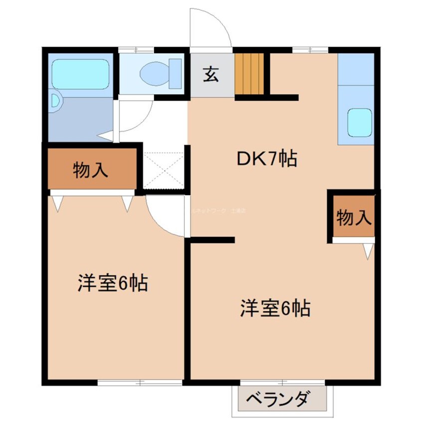 間取図 ファミーユK