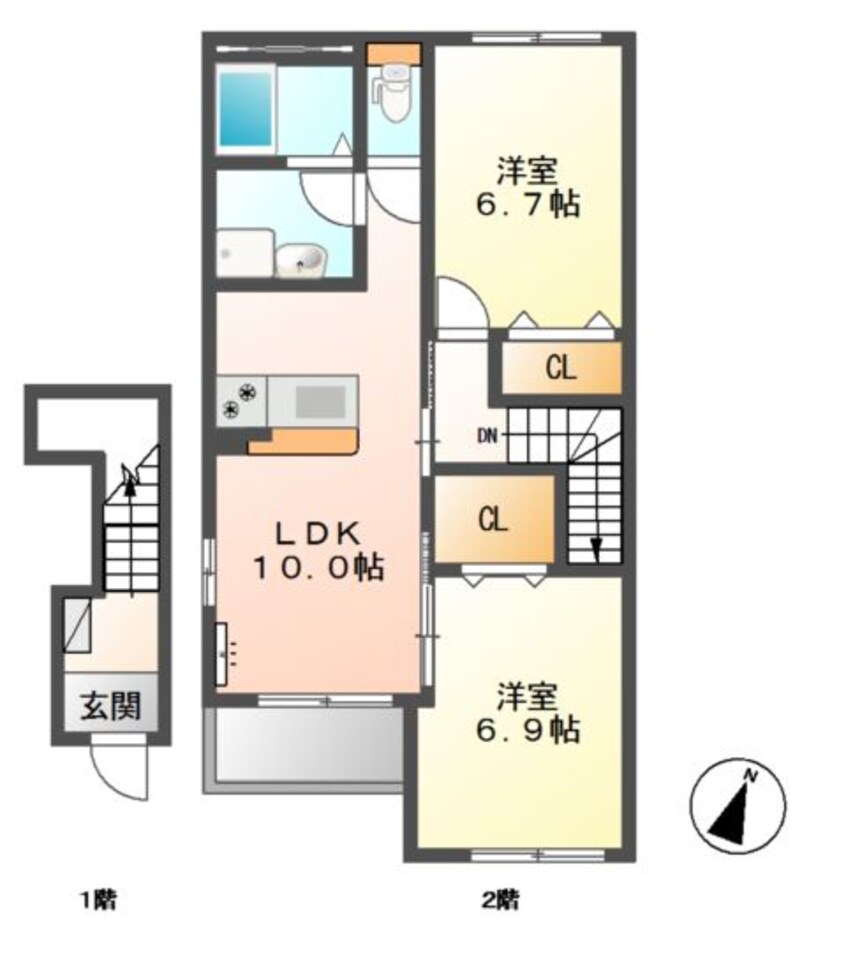間取図 フレシール