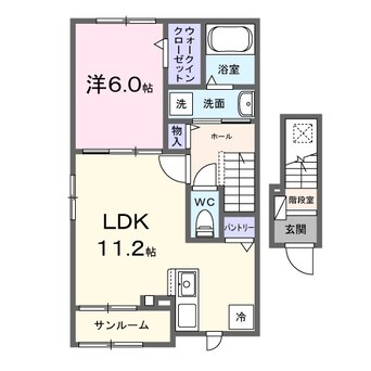 間取図 ラフレシールII