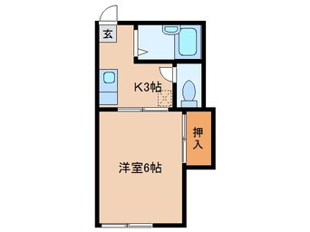 間取図 第二コーポ渡部