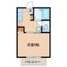 若葉コート 1Kの間取り