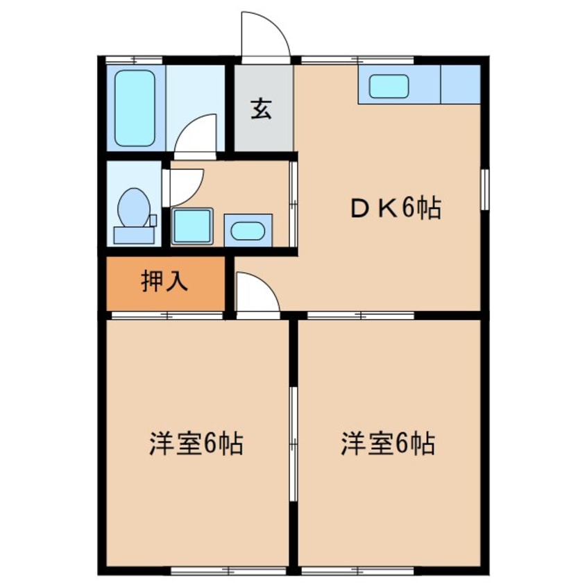 間取図 大東ハイツ　12号棟