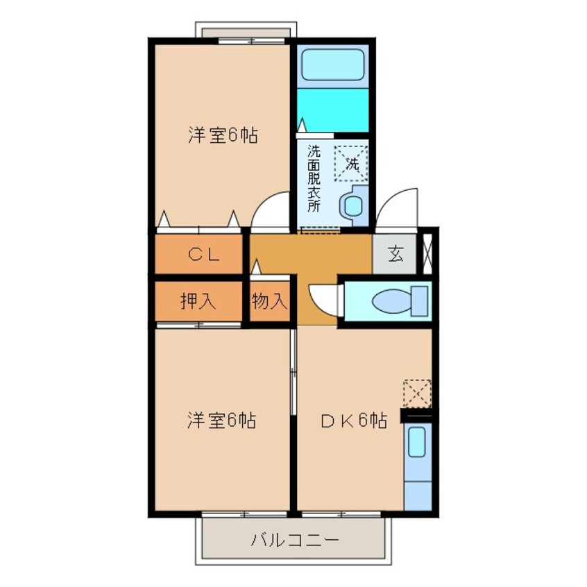 間取図 メゾンフロレアル