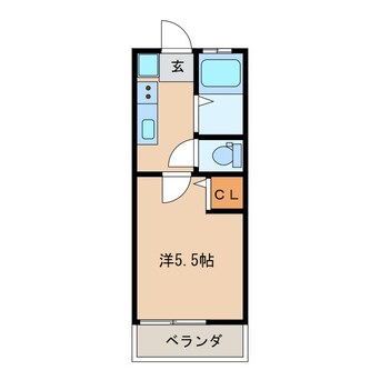 間取図 ブルーラグーンB