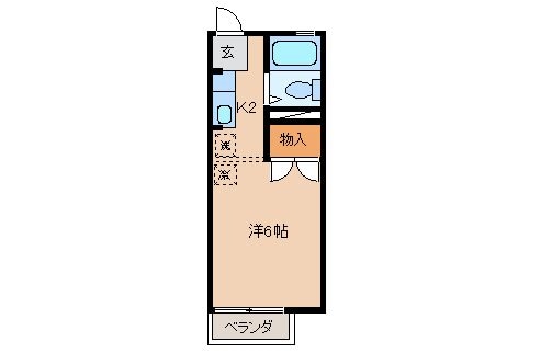 間取り図 グリーンハイツ春日A