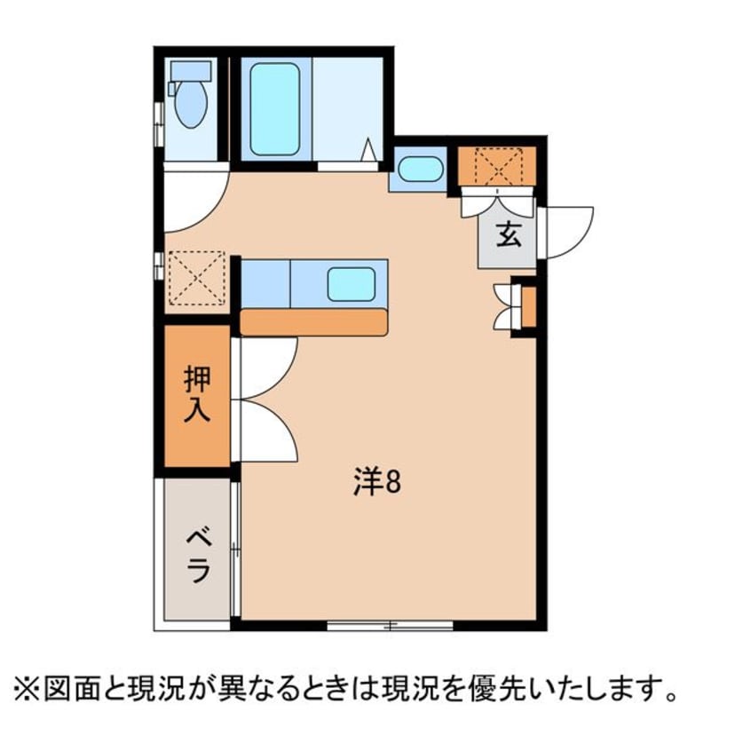 間取図 八番館