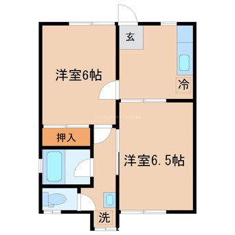 間取図 中村西根アパートII