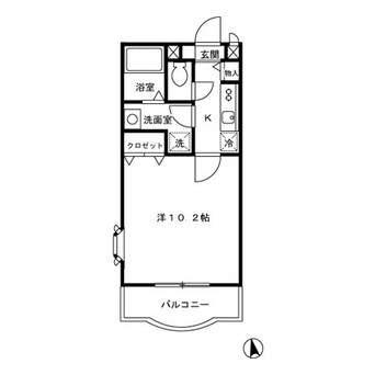 間取図 ルミエール・フレア