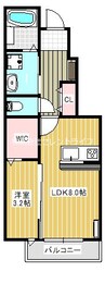 T・YOU 1LDKの間取り