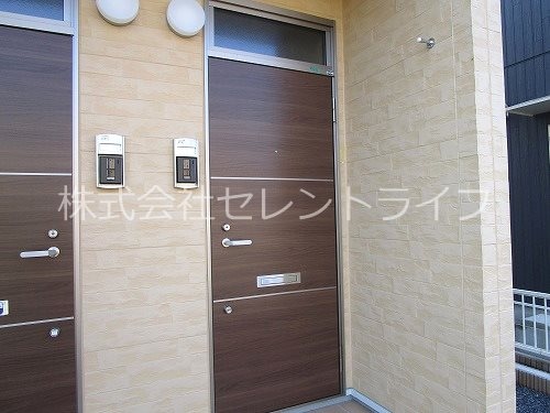 玄関前 パークハウス　A・B棟