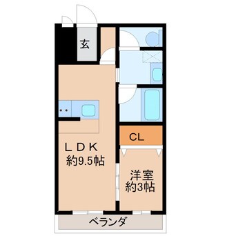 間取図 ASSET春日II