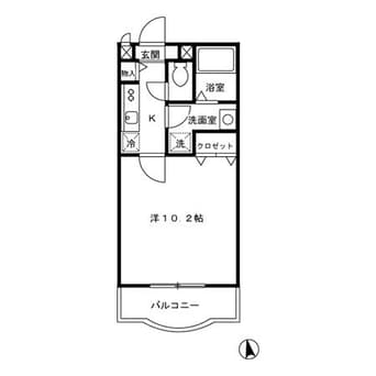 間取図 ルミエール・フレア