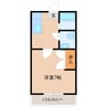 ルージュ II 1Kの間取り