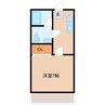 ルージュ III 1Kの間取り