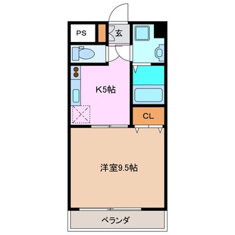 間取図 エイブル春日