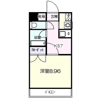 間取図 ソレイユ高野
