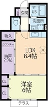 Satis（サティス） 1LDKの間取り