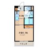 La・mia・casa桜 1Kの間取り