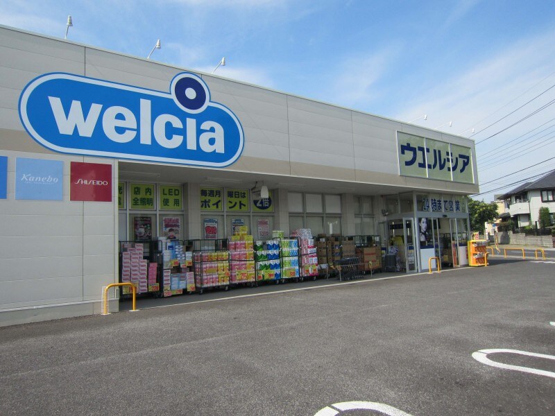 ﾄﾞﾗｯｸﾞてらしま つくば二の宮店(ドラッグストア)まで129m プリムヴェール二の宮