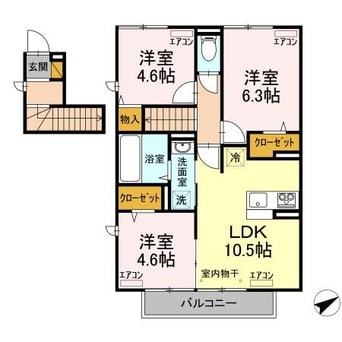 間取図 Grand Rise Tsukuba E棟