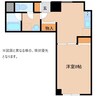 エイブル3 1DKの間取り