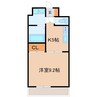 エイブル3 1Kの間取り