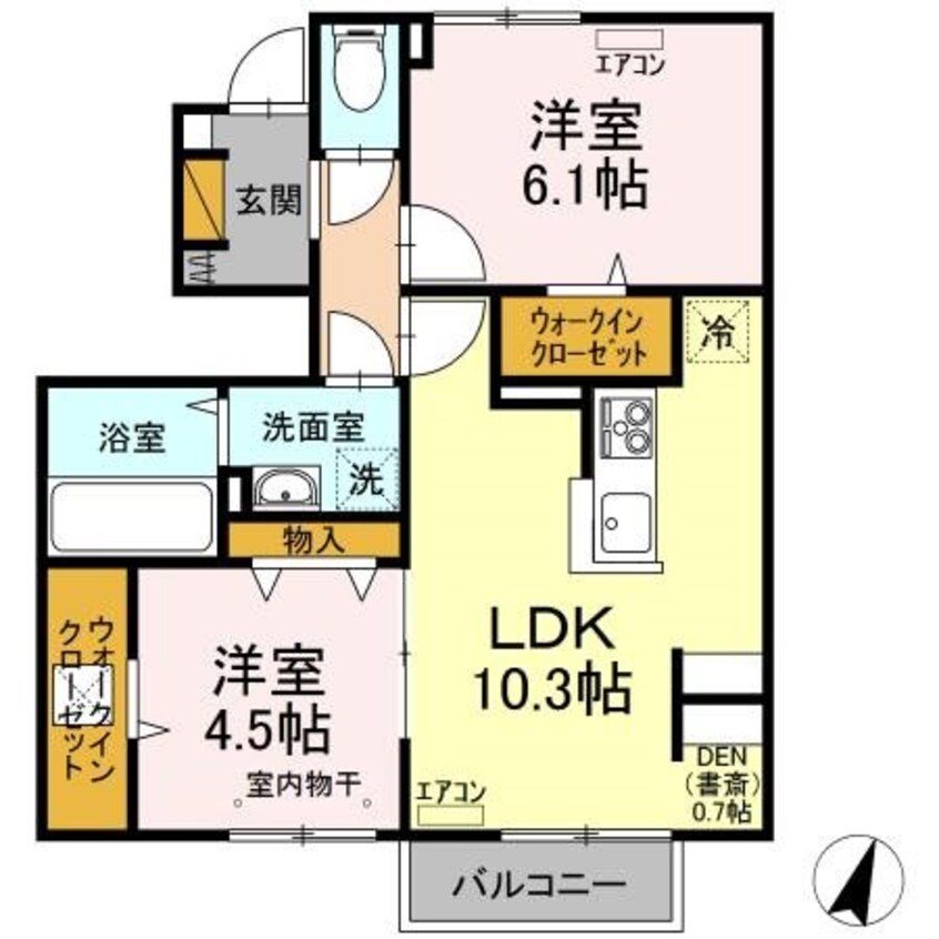 間取図 Grand Winds Tsukuba　IV