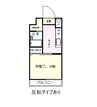 エイブル天保 1Kの間取り