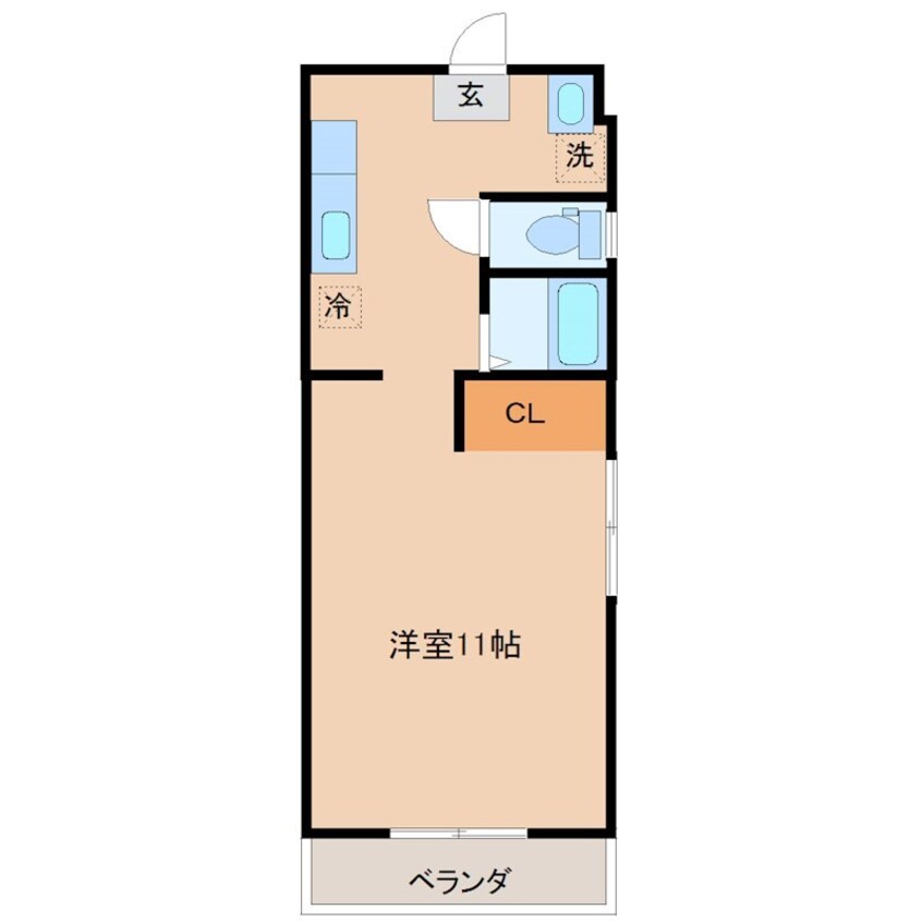 間取図 サクセスフラット