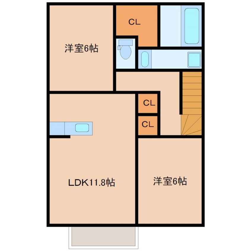 間取図 メイ　アジュールC棟