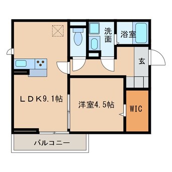 間取図 ヒルズ学園南
