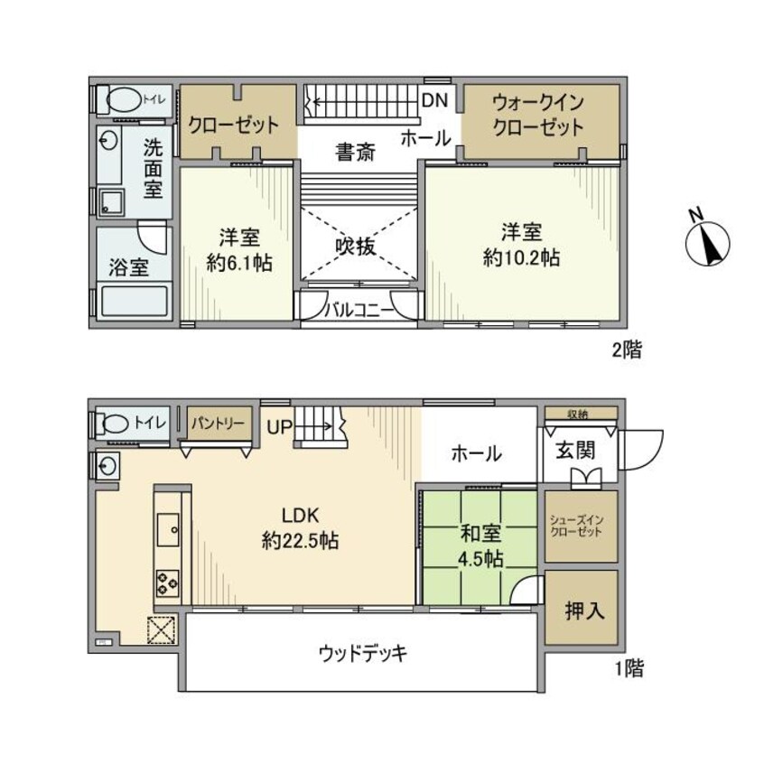 間取図 紫峰ヶ丘戸建