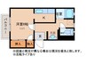 YKハウス大穂 1Kの間取り