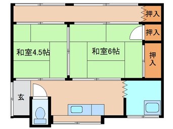 間取図 藤巻住宅2号棟