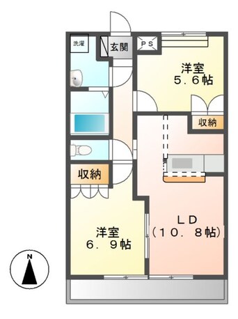 間取図 サンチェリーフィールド