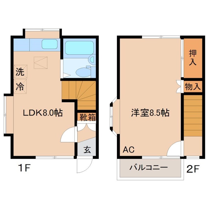 間取図 アヴァンメゾン角来3号棟