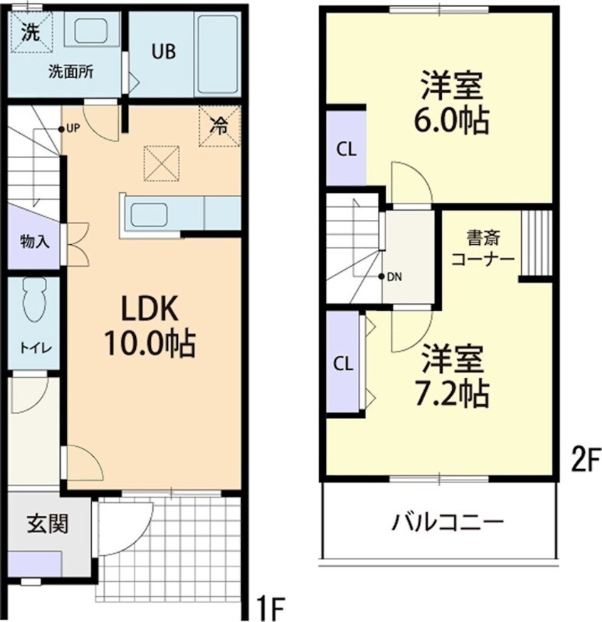 間取図 ミナミレジデンス下妻