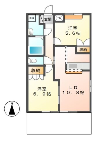 間取図 メゾン・ド・アンジュ