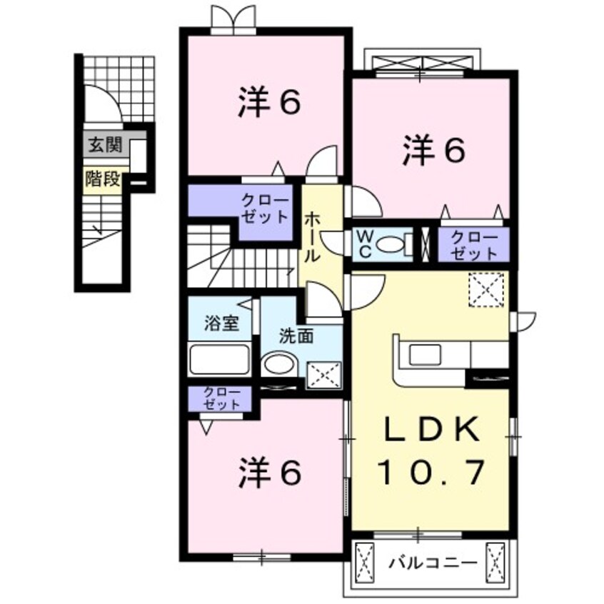 間取図 ヨットン・ハウスI