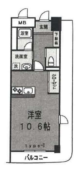 間取図 日信ビル