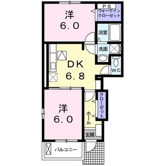 間取図 アイリスＡ